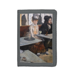 Edgar Degas - In a Cafe / The Absinthe Trifold Wallet