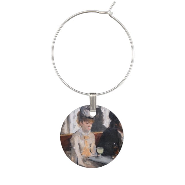 Edgar Degas - In a Cafe / The Absinthe Wine Charm (Front)
