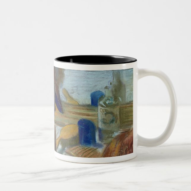 Edgar Degas | In Front of the Mirror, 1889 Two-Tone Coffee Mug (Right)