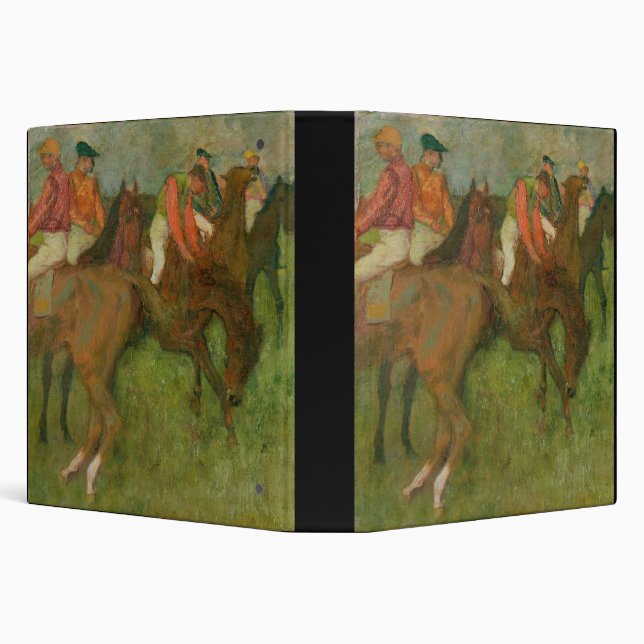 Edgar Degas | Jockeys, 1886-90 Binder (Background)
