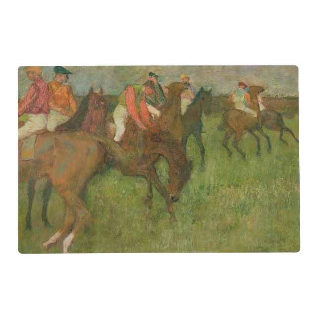 Edgar Degas | Jockeys, 1886-90 Placemat (Front)