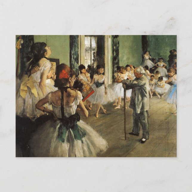 Edgar Degas La Classe de Danse Postcard (Front)