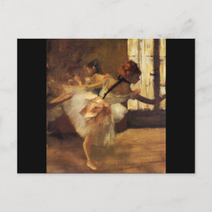 Edgar Degas La Répétition De Danse Postcard