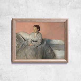 Edgar Degas Madam Rene Impressionism Art Poster