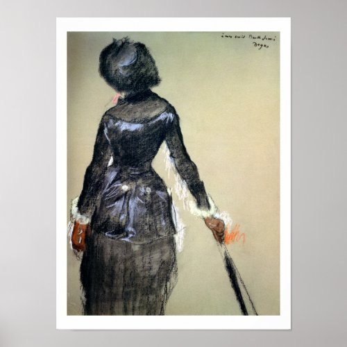 Edgar Degas  Mary Cassatt at the Louvre Poster