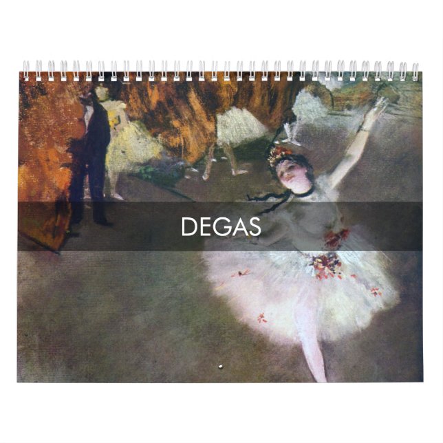Edgar Degas Masterpiece Calendar (Cover)