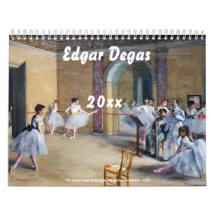 Edgar Degas Masterpieces Selection Calendar