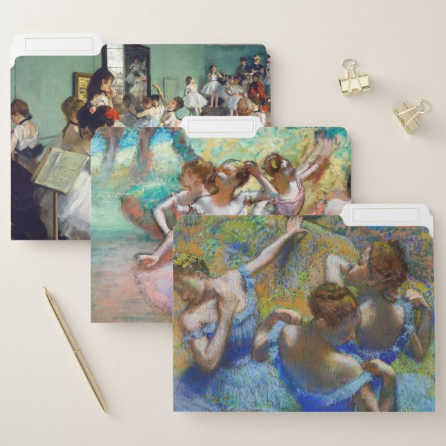 Edgar Degas - Masterpieces Selection File Folder (Set)