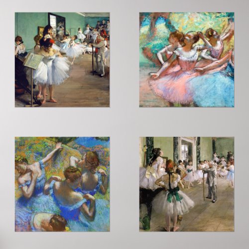 Edgar Degas _ Masterpieces Selection Wall Art Sets