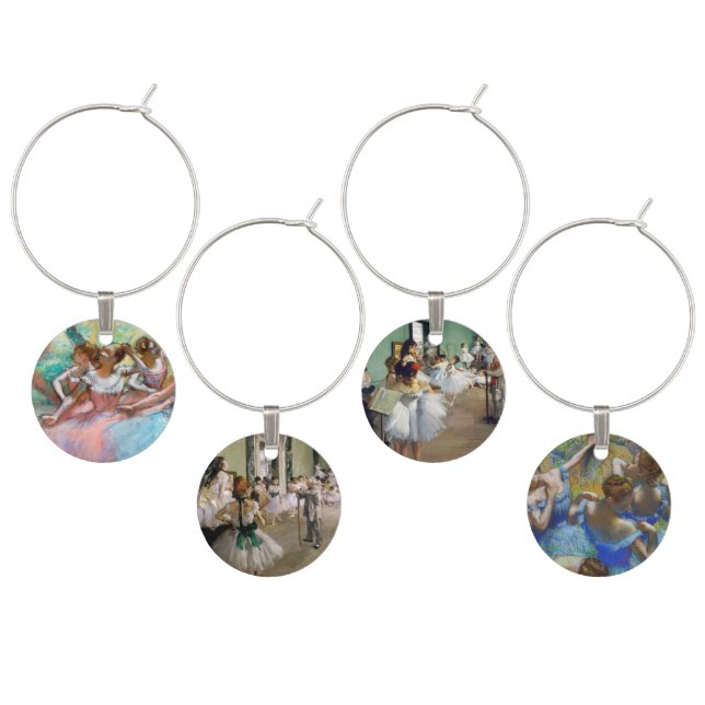 Edgar Degas - Masterpieces Selection Wine Charm (Staggered)