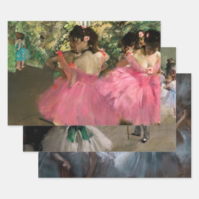 Edgar Degas - Masterpieces Selection Wrapping Paper Sheets (Set)