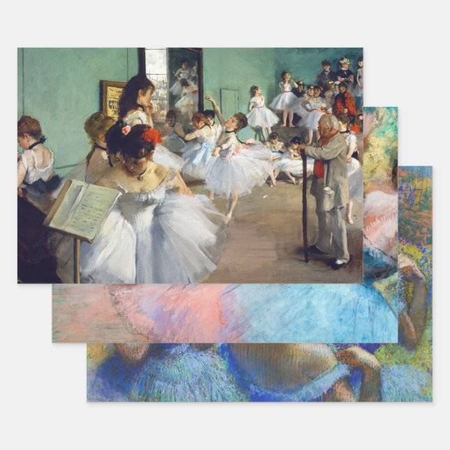 Edgar Degas - Masterpieces Selection Wrapping Paper Sheets (Set)