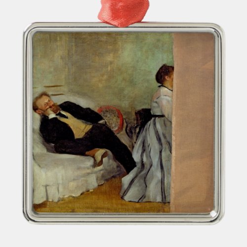 Edgar Degas  Monsieur and Madame Edouard Manet Metal Ornament