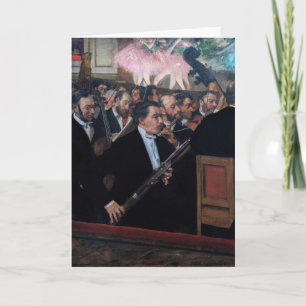 Edgar Degas - Orchestra at the Opera Card