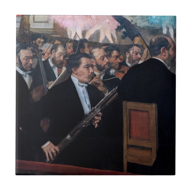 Edgar Degas - Orchestra at the Opera Ceramic Tile (Front)