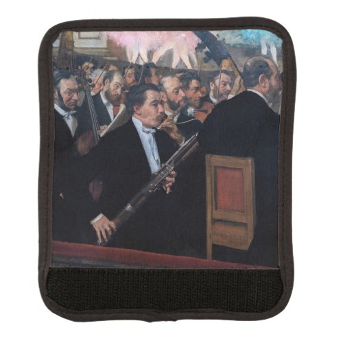 Edgar Degas _ Orchestra at the Opera Luggage Handle Wrap
