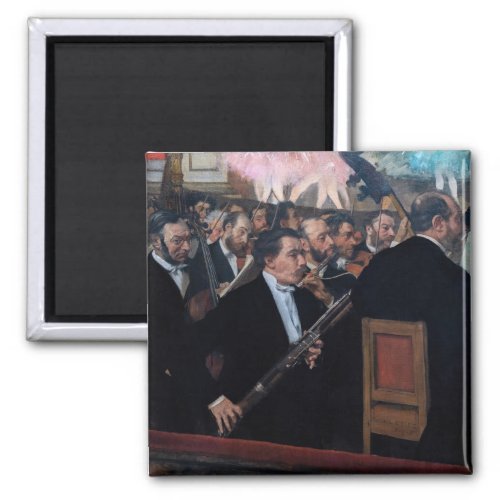 Edgar Degas _ Orchestra at the Opera Magnet