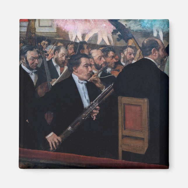 Edgar Degas - Orchestra at the Opera Magnet (Front)