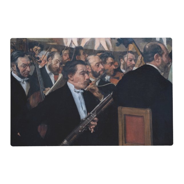 Edgar Degas - Orchestra at the Opera Placemat (Front)