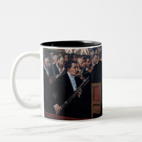 Edgar Degas _ Orchestra at the Opera Two_Tone Coffee Mug