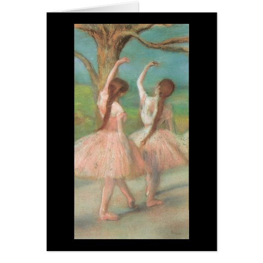 Edgar Degas Pink Dancer Cards (Front)