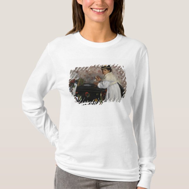 Edgar Degas | Portrait of Mlle Hortense Valpin�on T-Shirt (Front)