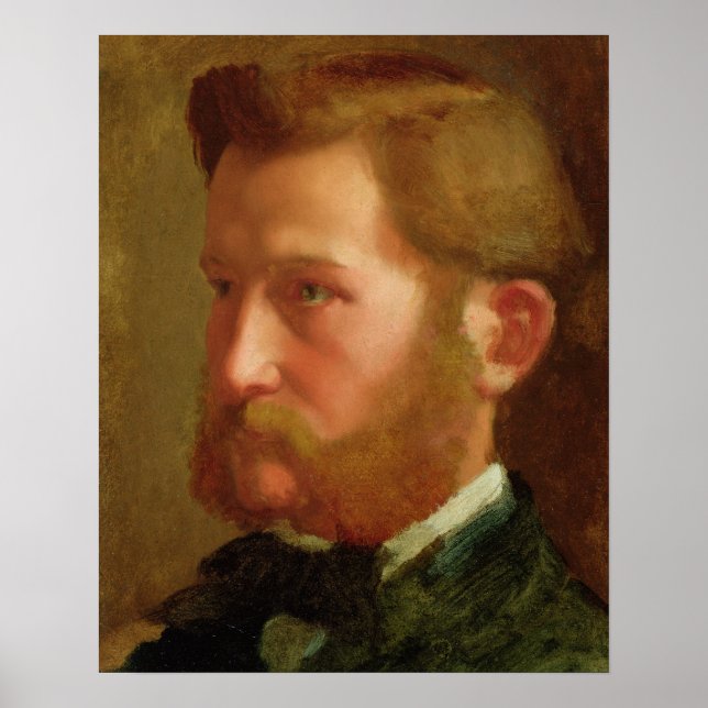 Edgar Degas | Portrait of Paul Vapincon Poster (Front)