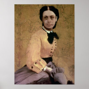 Edgar Degas   Portrait of Pauline de Metternich Poster