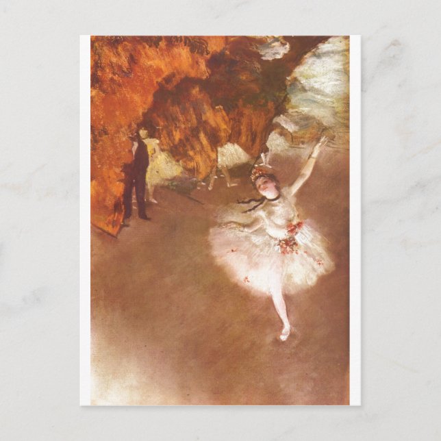Edgar Degas - Prima Ballerina Rosita Mauri 1878 Postcard (Front)