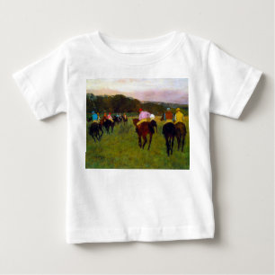 Edgar Degas Race Horses at Longchamp Baby T-Shirt