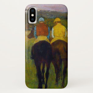 Edgar Degas Race Horses at Longchamp iPhone X Case