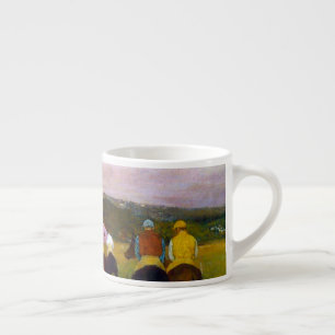 Edgar Degas Race Horses at Longchamp Espresso Cup