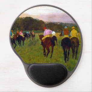 Edgar Degas Race Horses at Longchamp Gel Mouse Pad