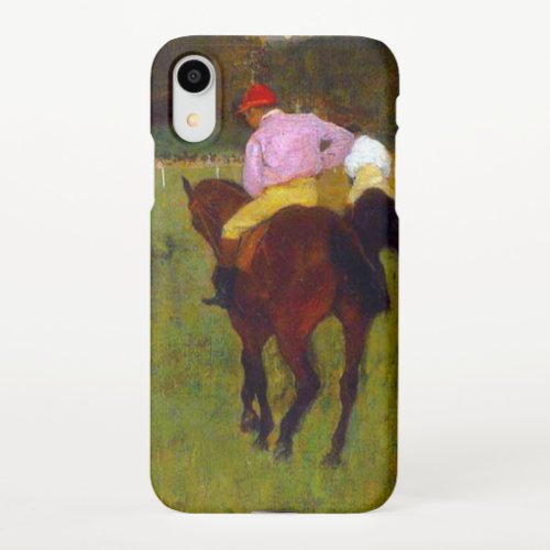 Edgar Degas Race Horses at Longchamp iPhone XR Case