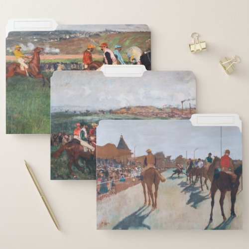 Edgar Degas _ Racing Selection File Folder