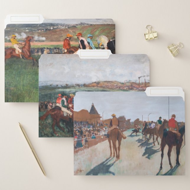 Edgar Degas - Racing Selection File Folder (Set)