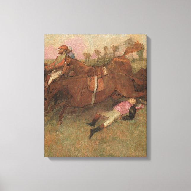 Edgar Degas | Scene from the Steeplechase Canvas Print (Front)