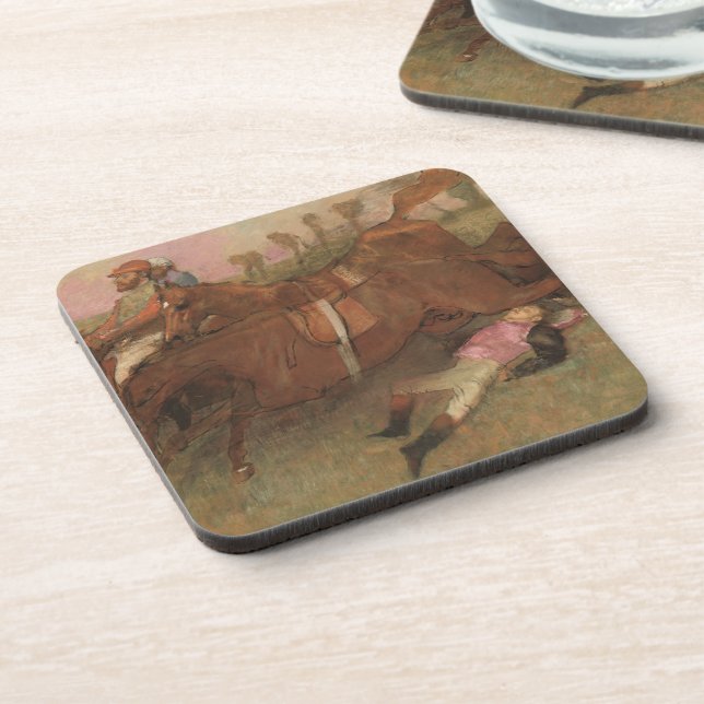 Edgar Degas | Scene from the Steeplechase Drink Coaster (Left Side)