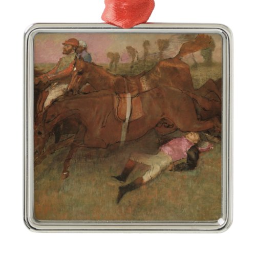 Edgar Degas | Scene from the Steeplechase Metal Ornament