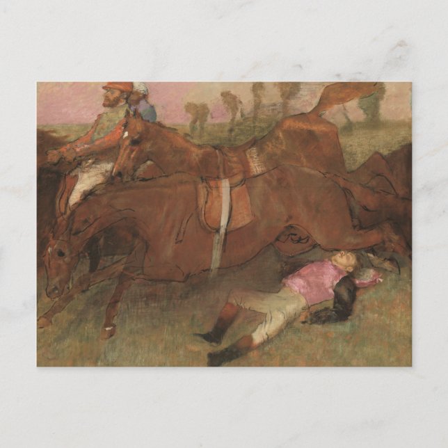 Edgar Degas | Scene from the Steeplechase Postcard (Front)
