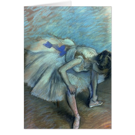 Edgar Degas | Seated Dancer, c.1881-83 Cards (Front)