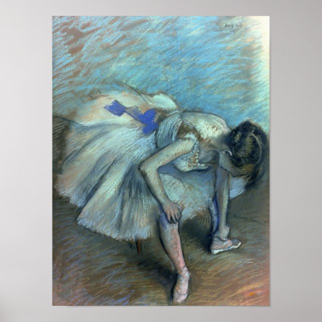 Edgar Degas | Seated Dancer, c.1881-83 Poster (Front)