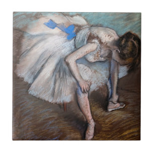 Edgar Degas - Seated Dancer Ceramic Tile