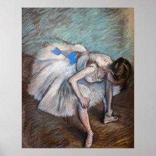 Edgar Degas - Seated Dancer Poster