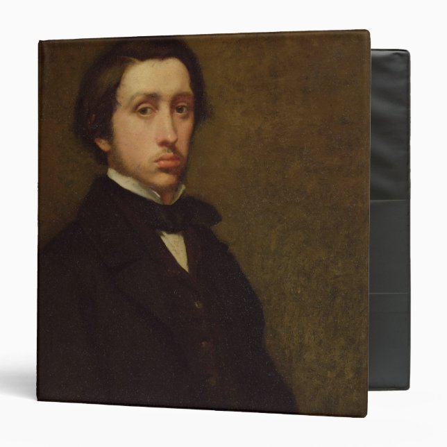 Edgar Degas | Self portrait, 1855 3 Ring Binder (Front/Inside)