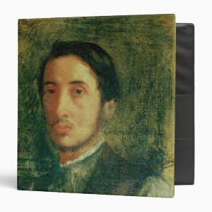 Edgar Degas Self Portrait as a Young Man 3 Ring Binder