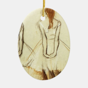 Edgar Degas: Study for the Little Dancer Ceramic Ornament