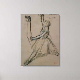 Edgar Degas   Study of a Dancer Canvas Print