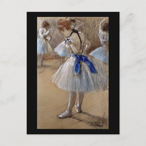 Edgar Degas  Study of a Dancer Postcard