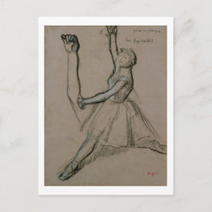 Edgar Degas Study of a Dancer Postcard